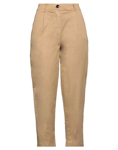 OUVERT DIMANCHE Pantalone Cammello 97% Cotone, 2% Elastan, 1% Altre Fibre