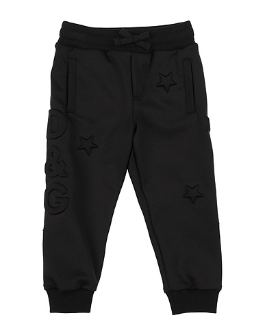 DOLCE&GABBANA Casual trouser Black 92% Polyester, 8% Elastane, Cotton