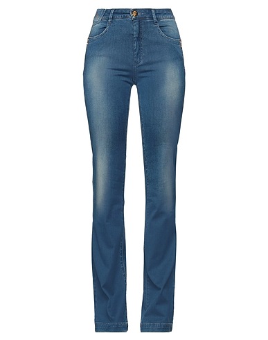 MARANI JEANS Denim trousers Blue 97% Cotton, 3% Elastane