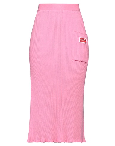 KENZO Μίντι φούστα Ροζ 60% Βαμβάκι, 40% Βισκόζη