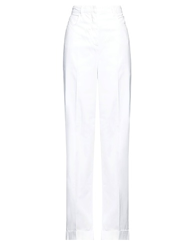 PHILOSOPHY di LORENZO SERAFINI Casual trouser White 100% Cotton