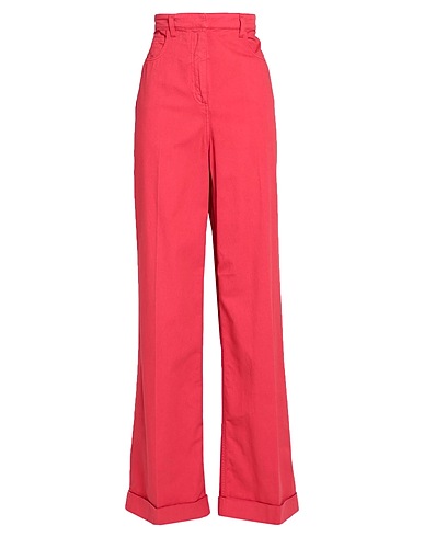 PHILOSOPHY di LORENZO SERAFINI Casual pants Red 100% Cotton