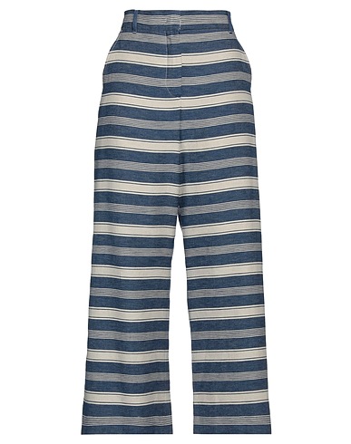WEEKEND MAX MARA Casual pants Blue 67% Linen, 33% Cotton