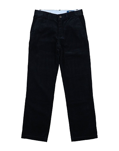 POLO RALPH LAUREN Casual pants Straight Fit Cotton Corduroy Pant
 Midnight blue 100% Cotton