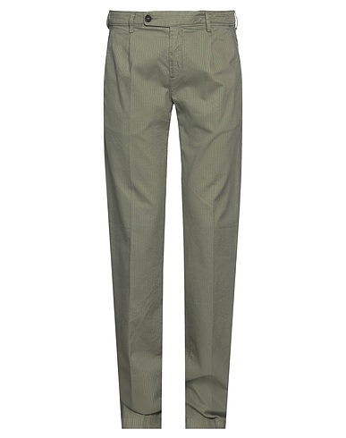 MASSIMO ALBA Casual pants Military green 73% Cotton, 27% Lyocell