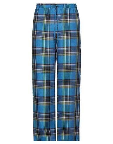 MASSIMO ALBA Casual trouser Azure 100% Linen