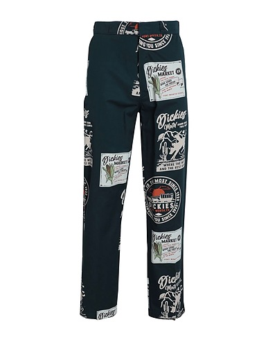 DICKIES Casual trouser Dark green 100% Cotton
