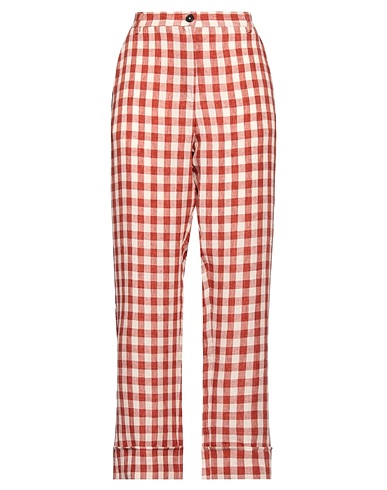 MASSIMO ALBA Pantalone Mattone 100% Lino