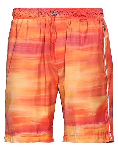 AHLUWALIA Shorts & Bermuda Orange 100% Recycled polyamide