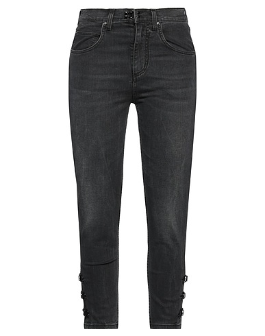 OLIVIER THEYSKENS Denim trousers 98% Cotton, 2% Elastane
