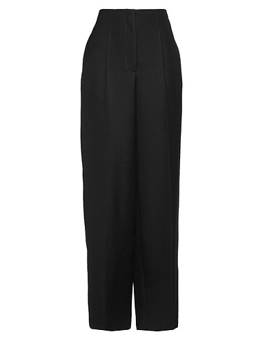 THE ROW Casual trouser Black 70% Wool, 30% Mohair wool, Horn