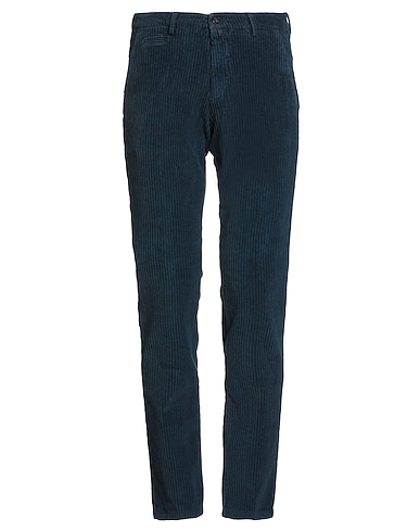BRIGLIA 1949 Casual pants Navy 98% Cotton, 2% Elastane