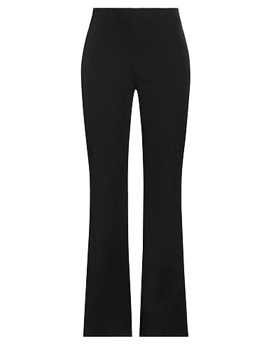 GAI MATTIOLO Casual trouser LOVE TO LOVE Black 95% Polyester, 5% Elastane