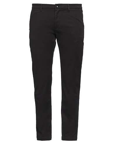 OFFICINA 36 Casual trouser Black 97% Cotton, 3% Elastane
