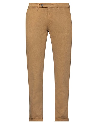 RE_HASH Casual trouser Camel 69% Modal, 28% Cotton, 3% Elastane