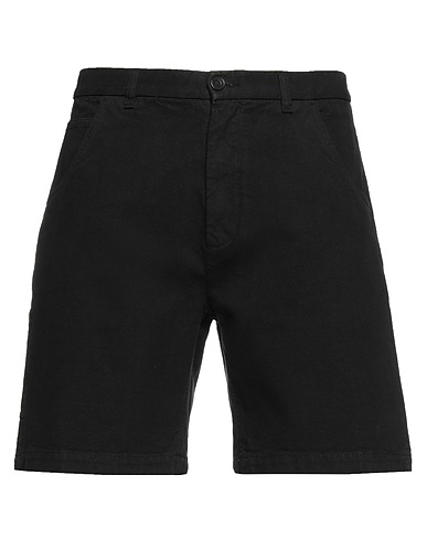 PENCE Shorts & Bermuda Black 100% Cotton