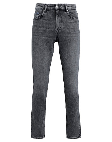 KARL LAGERFELD JEANS Denim pants KLJ SLIM MONOGRAM DENIM
 Black 99% Organic cotton, 1% Elastane
