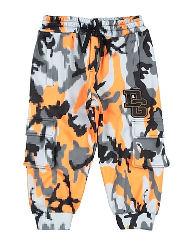 DOLCE&GABBANA Casual trouser Orange 58% Polyester, 42% Cotton