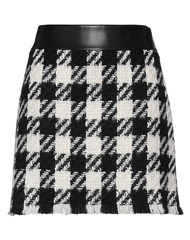 DOLCE&GABBANA Mini skirt Black 72% Virgin Wool, 14% Mohair wool, 6% Polyurethane, 4% Polyamide, 4% Polyester