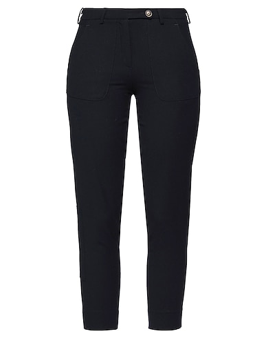 FLOWERS Casual pants BLU NOTTE 97% Virgin Wool, 3% Elastane