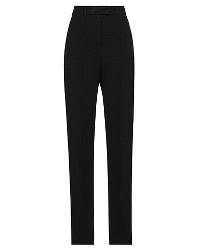 ALESSANDRA RICH Casual trouser Black 90% Virgin Wool, 10% Polyamide