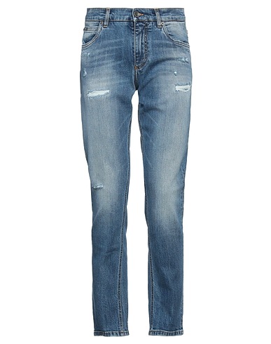 DOLCE&GABBANA Denim trousers 98% Cotton, 2% Elastane