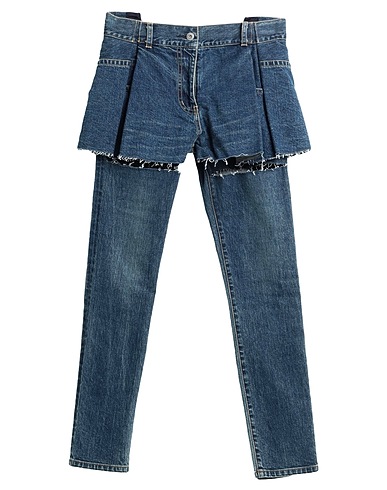 SACAI Denim trousers Blue 98% Cotton, 2% Elastane