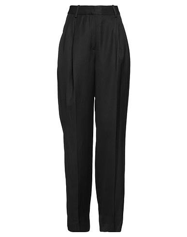 LOULOU STUDIO 정장 바지 블랙 85% 비스코스, 15% 리넨
