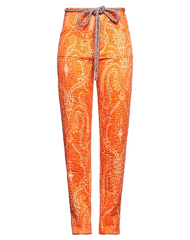 ETRO Casual pants Orange 100% Cotton