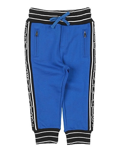 DOLCE&GABBANA Casual trouser Blue 100% Cotton, Wool, Acrylic, Viscose, Elastane