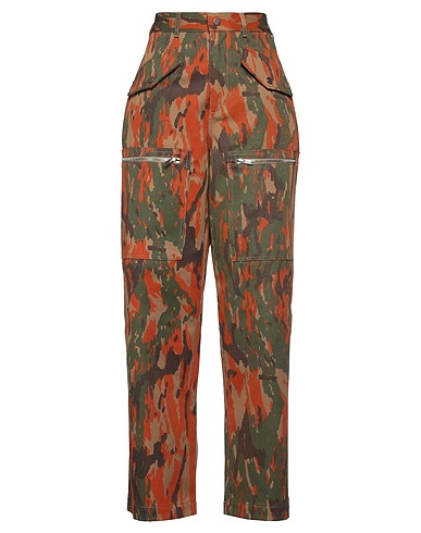 DION LEE Casual trouser Military green 65% Tencel™, 35% Cotton
