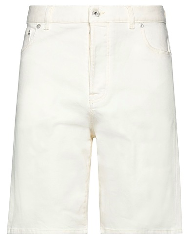 KENZO Denim shorts Cream 98% Cotton, 2% Elastane