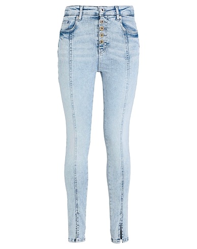 KARL LAGERFELD JEANS Pantaloni jeans KLJ HR SKINNY SEAMED SPLIT DNM
 Blu 93% Cotone organico, 4% Poliestere, 3% Elastan