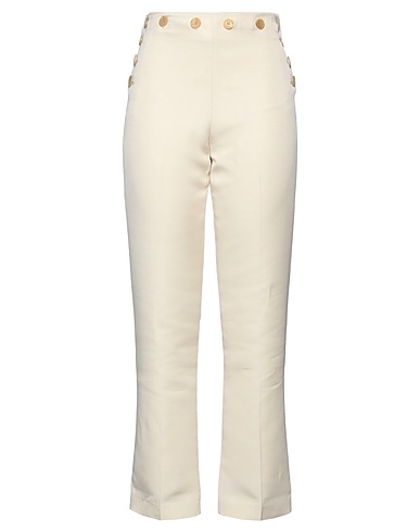 KHAITE Casual trouser Beige 59% Viscose, 41% Virgin Wool