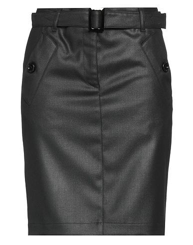 LOVE MOSCHINO Mini skirt Black 69% Polyester, 30% Viscose, 1% Elastane