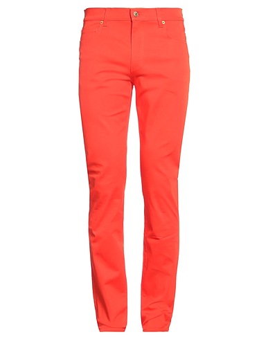 MOSCHINO Casual trouser Orange 98% Cotton, 2% Elastane