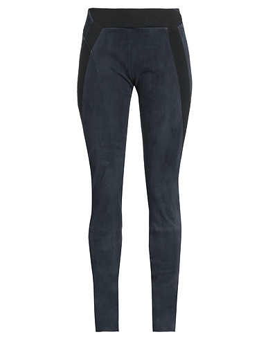 URBAN ZEN Leggings Blu notte 100% Pelle di agnello, Viscosa, Elastan