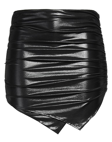 THE ATTICO Minirock Schwarz 92% Polyester, 5% Elastan, 3% Andere Fasern