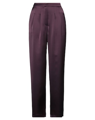 IN THE MOOD FOR LOVE Casual pants Dark purple 100% Polyester