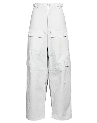 BALENCIAGA Pantalone Grigio chiaro 100% Cotone