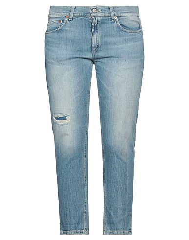 DONDUP Denim trousers Blue 98% Organic cotton, 2% Elastane