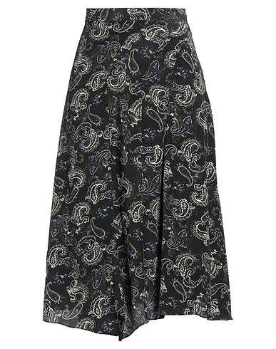 ISABEL MARANT Midi skirt Black 100% Silk