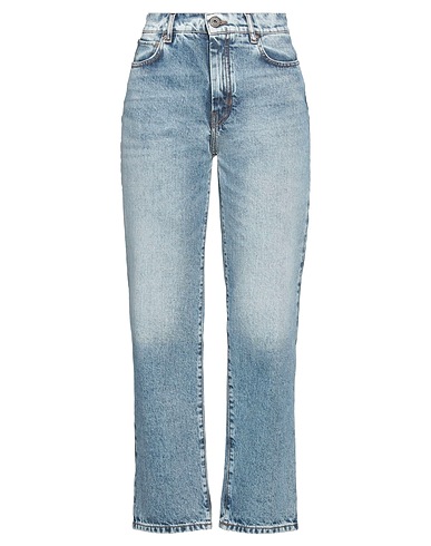 WEEKEND MAX MARA Denim trousers Blue 100% Cotton