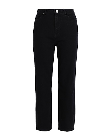 VERO MODA Denim trousers Black 42% Cotton, 34% Polyester, 20% Recycled cotton, 3% Viscose, 1% Elastane