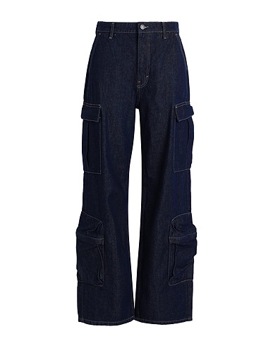 ONLY BOTTOMWEAR Blue 100% Cotton