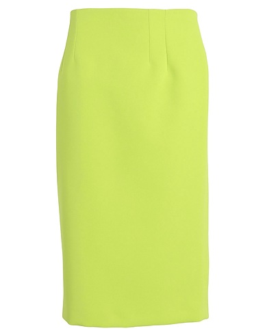 MAX&Co. Midi skirt ADR DE-COATED  Lime green 100% Polyester