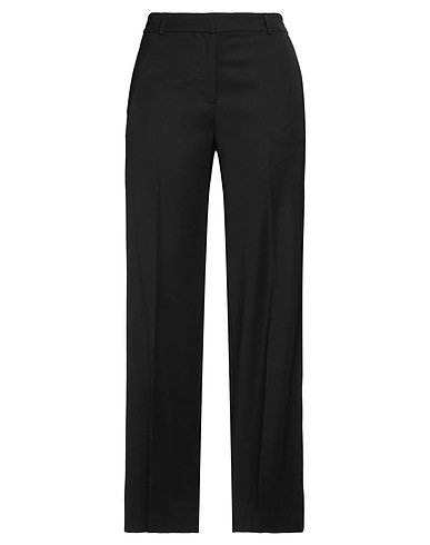 GRIFONI Casual trouser Black 80% Viscose, 18% Virgin Wool, 2% Elastane