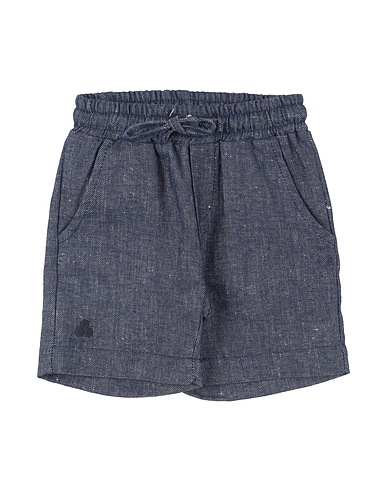 PEUTEREY Denim trousers Blue 50% Linen, 30% Cotton, 20% Polyester