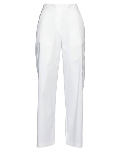 PIAZZA SEMPIONE Casual pants White 94% Cotton, 6% Elastane