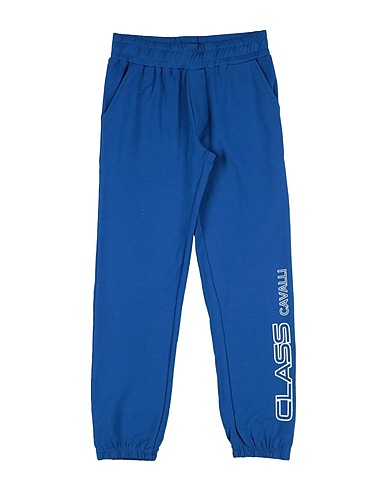 CAVALLI CLASS Casual trouser Blue 95% Cotton, 5% Elastane